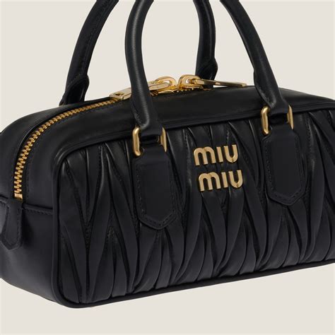 miu miu nappa leather pocket bag|Miu Miu Arcadie Matelassé Nappa Leather Bag .